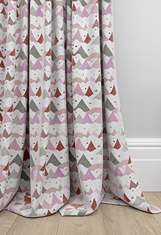 Cloudy Peaks, Petal - Made to Measure Curtains